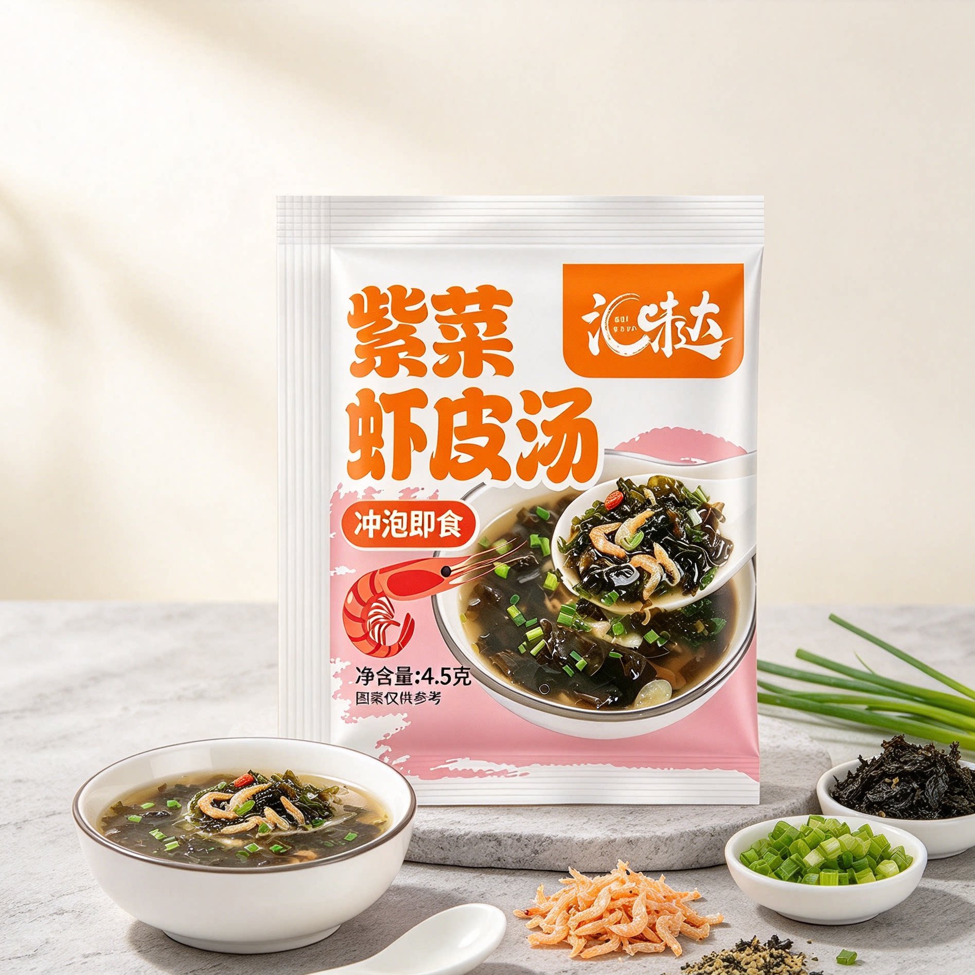 紫菜虾皮汤料包速食小袋冲