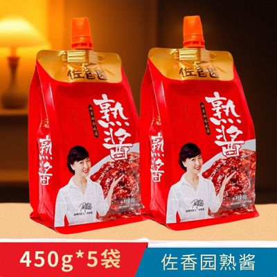 熟酱东北大酱450g黄豆酱佐香园调味家用炒菜拌面豆瓣酱下饭酱料包