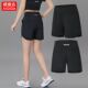 瑜伽三分裤 速干运动短裤 显瘦大码 高腰外穿薄款 夏 女宽松跑步健身裤