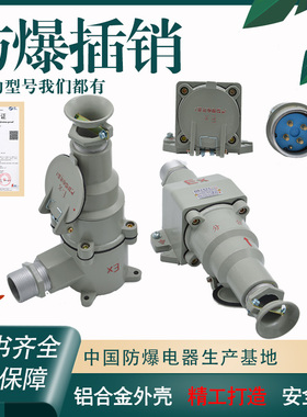 防爆插销插头插座AC-15(16) 30 32A三孔四孔五孔220V380V