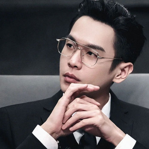 男女复古金丝框近视眼镜双梁