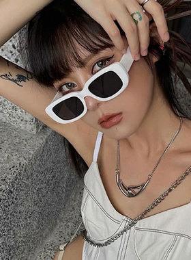 复古小框长方形墨镜男女潮流欧美