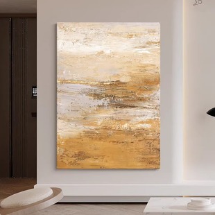 大芬手绘油画秋意浓浓现代简约样板间客厅装饰画玄关卧室抽象挂画