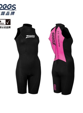 英国ZOGGS女士专业公开水域防寒铁三长袖连体泳衣OW Multix VSL