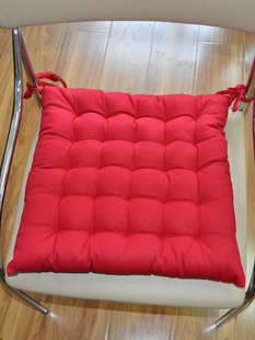 纯棉椅子北欧纯色圆型时尚 方形 单个沙发垫电脑椅桌椅板凳填充欧式