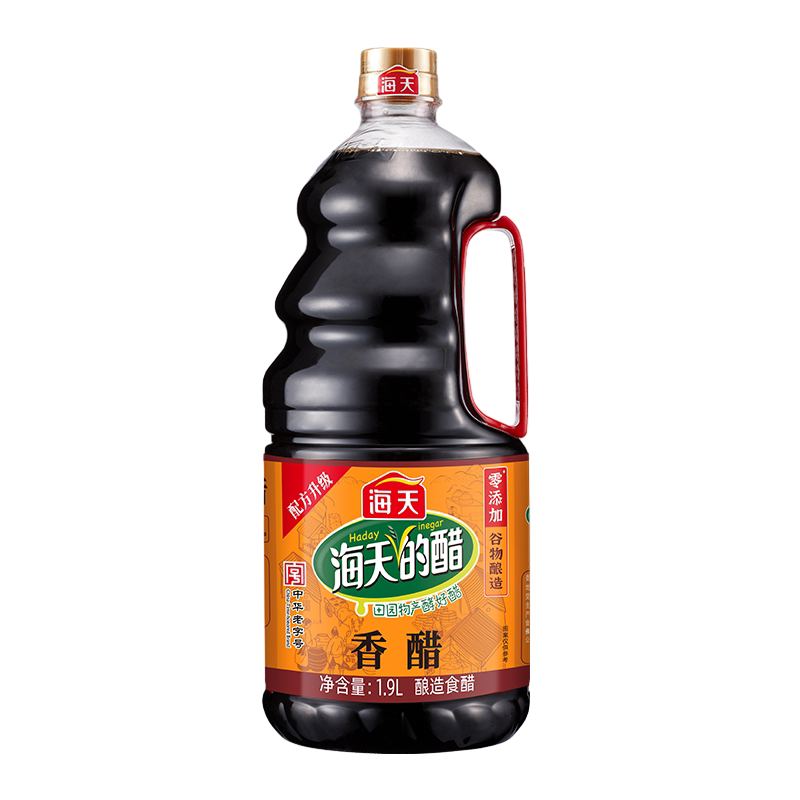 海天添丁甜醋月子醋甜猪脚姜食用特产1.9L厨房广东酿造食醋