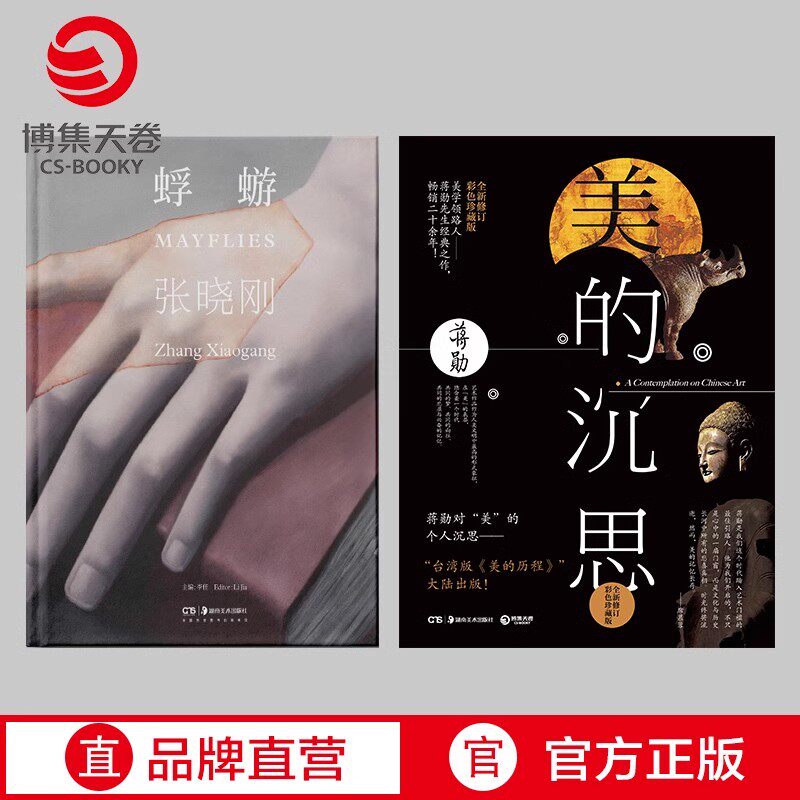 【现货】张晓刚：蜉蝣+美的沉思（套装2册）集中展示了张晓刚2019年到2023年间新创作 当代中国情境的体现 博集天卷旗舰店
