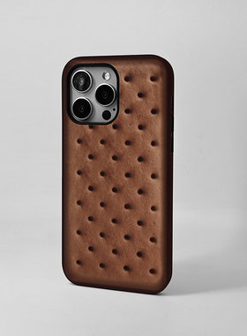 MOMO CASE创意巧克力饼干手机壳适用苹果16promax菲林二合一iphone15pro保护套14/13趣味小众