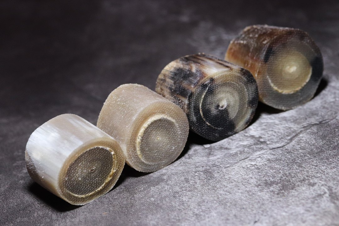 披毛犀角碎料珍贵药材泡酒冲水养身降压鱼子纹竹丝纹料送礼佳品