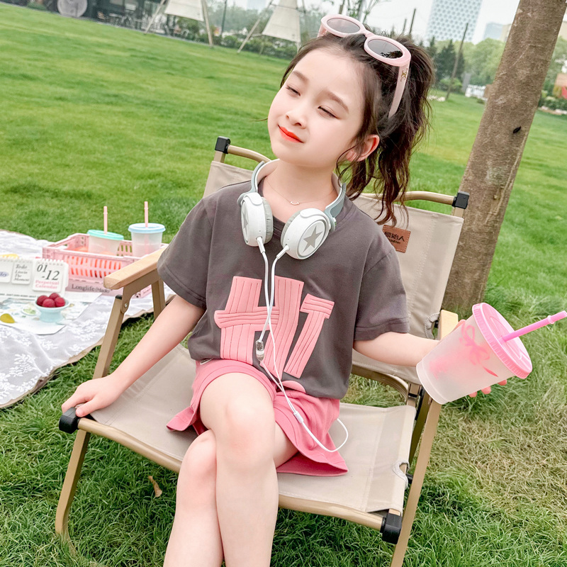 女童衣服夏装套装穿搭时尚时髦超美超好看夏天外出服夏日ins风