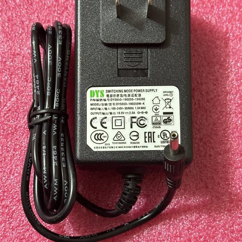 适用DERE戴睿V7Air笔记本电脑充电器线电源适配器19V2.5A小口3.5*