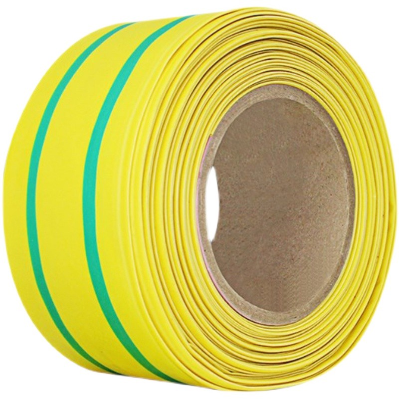 黄绿双色热缩管接地加厚电工热缩套管环保电线保护耐磨绝缘套软管