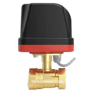 三线两控 全铜电动球阀220v12v电动管道水阀出水开关24v4分6分1寸