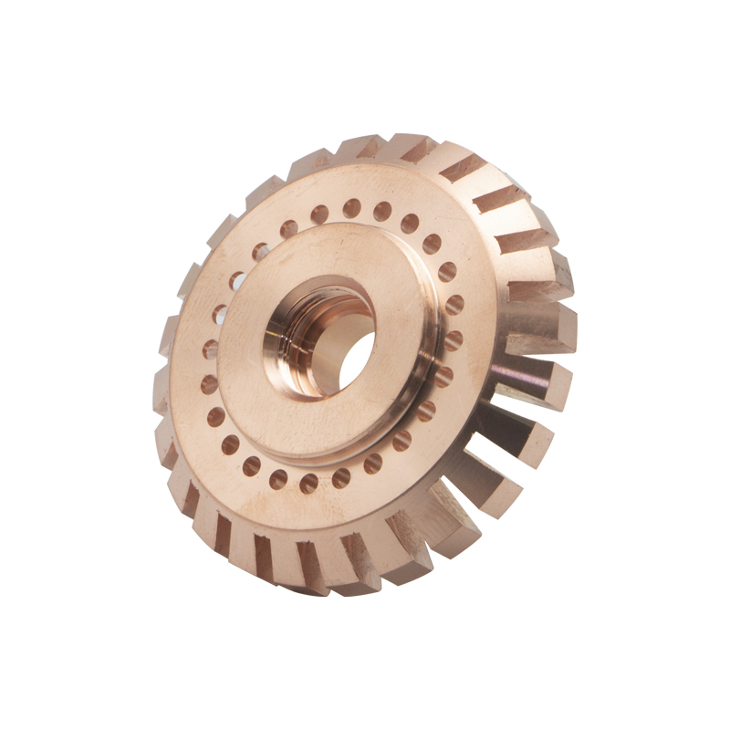 奔腾楚天激光切割机散热片冷却块光纤激光O头散热器切割头冷却环