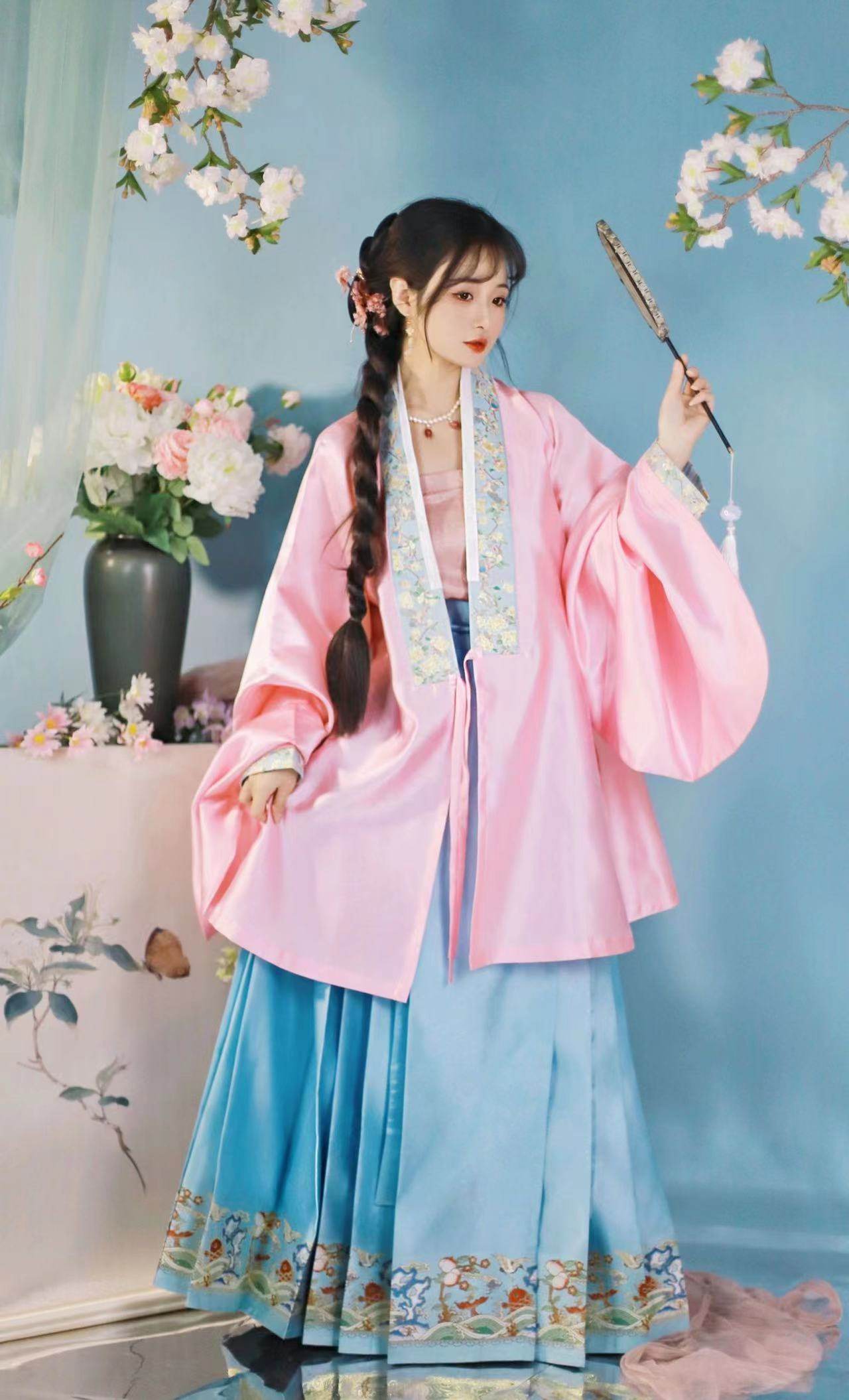 宴平 【金罂 】春夏款暗花纱明制琵琶袖对穿交短衫