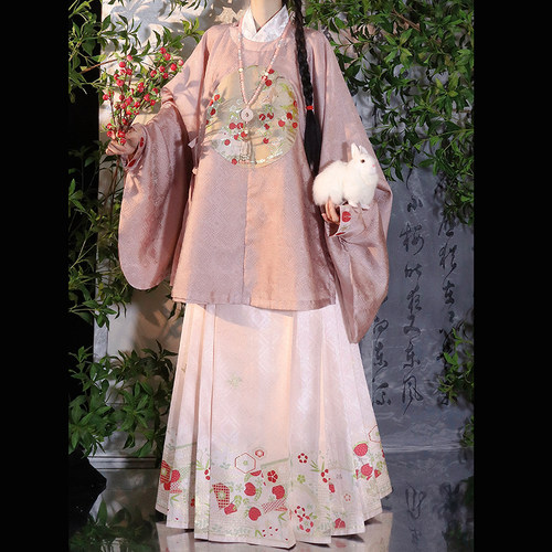 宴平汉服【荔枝兔】春夏新款明制汉服套装交领&圆领&马面裙
