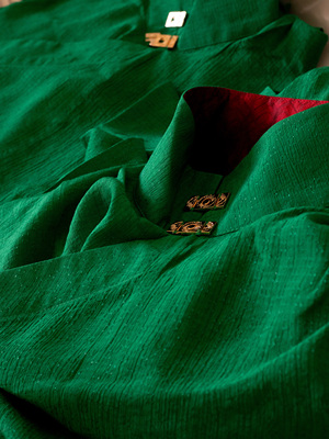 宴平汉服晚明风立领斜襟大袖长衫