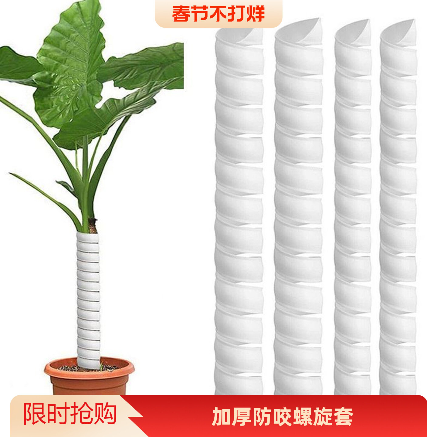 瓦楞树保护器空调洗车管道电线缠育苗盘/营养钵