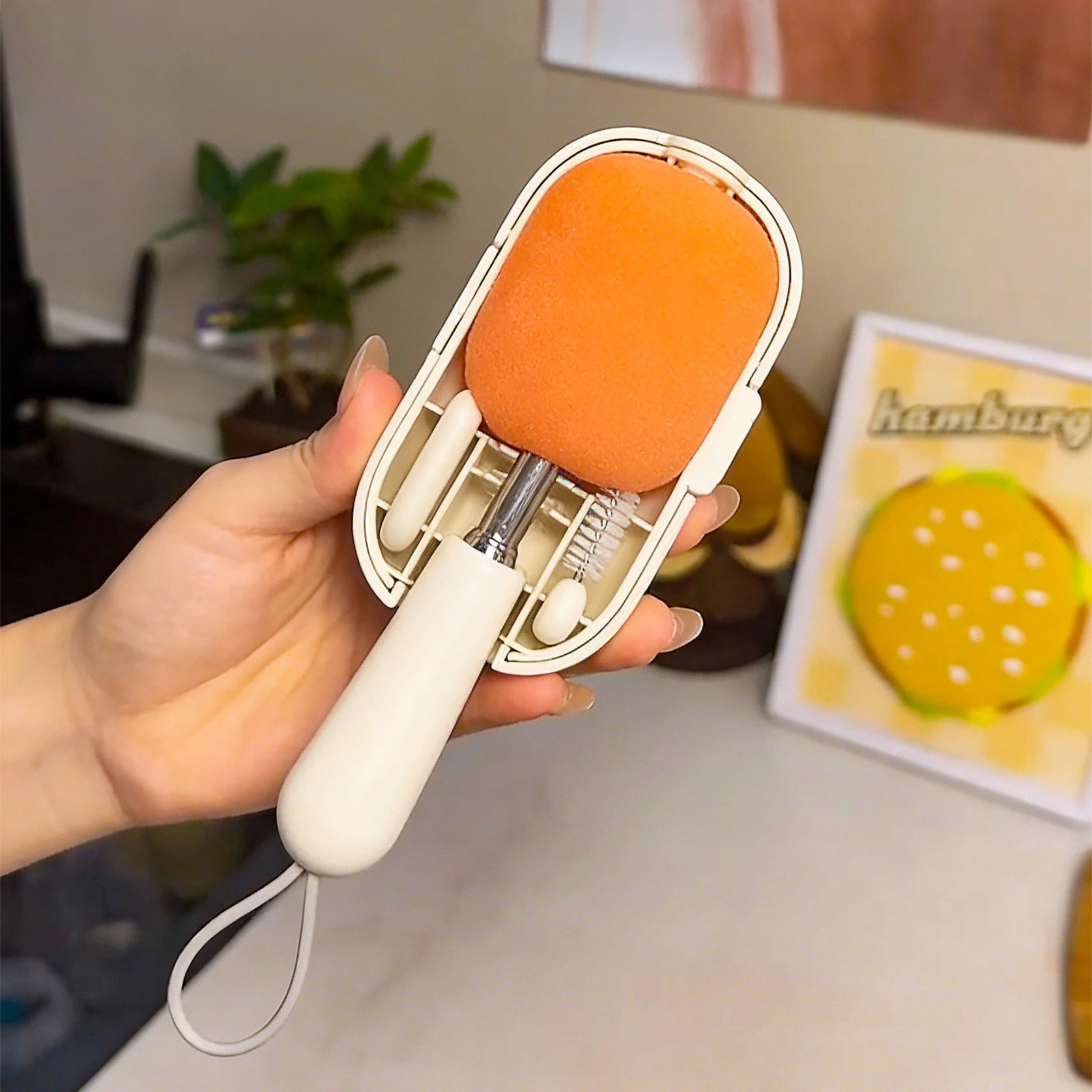 三合一杯刷家用便携伸缩水杯清洁刷长柄刷多功能宝宝奶瓶刷收纳盒,家庭/个人清洁工具,杯刷/瓶刷,淘宝优惠券,粉丝福利购,淘宝优惠卷