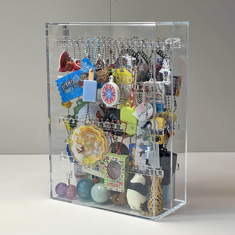 手串收纳盒谷子吧唧展示架透明防尘文玩水晶手链手镯大容量整理盒,收纳整理,首饰盒,淘宝优惠券,粉丝福利购,淘宝优惠卷