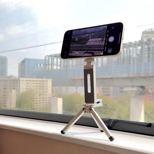 旅行便携手机支架高铁随身桌面旋转磁吸万向支架春运火车懒人神器