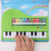 玩具键盘亮灯跟弹电子琴书爆品早教电子琴教学娱乐亚马逊抖音