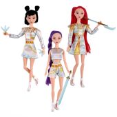 3人彩盒套装 灯光音乐主题曲带兵器配件11.5寸11关节K POP猎魔女团