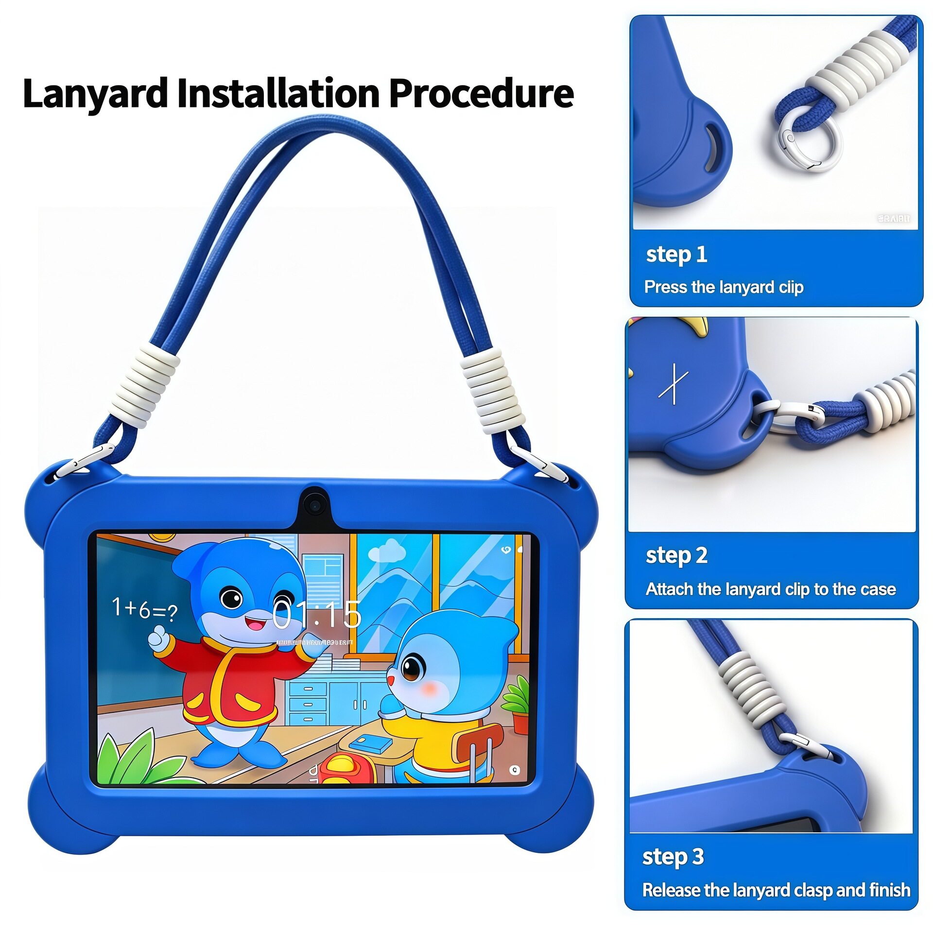 新款儿童学习平板电脑安卓WiFi软件下载游戏爱娃娃外贸学习机