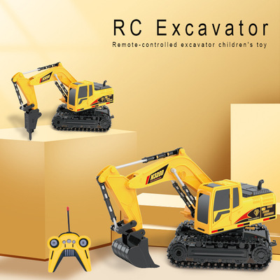 RC Excavator 2.4G Big RC Trucks Simulation Excavator Loading