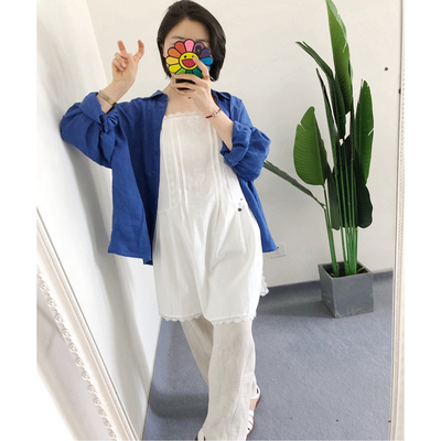 买手店pala~ 爆款 蕾丝花边纯棉刺绣连衣裙短款 吊带上衣