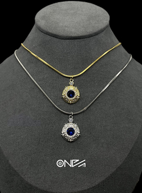 ONEPART深海海葵锆石男女项链