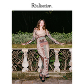 The RealisationPar 连衣裙复古中古风真丝长裙 Colette