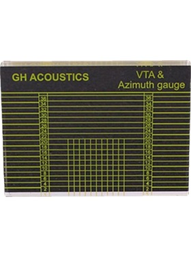 高清黑胶唱机测量唱头唱臂VTA平衡及Azimuth调校尺