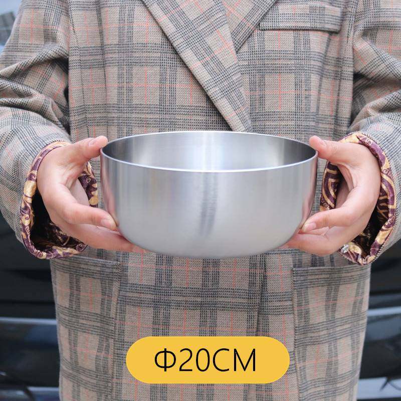 新款小章鱼30不锈钢盆铁盆家面用料理和揉面厨房洗菜盆子4大汤盆