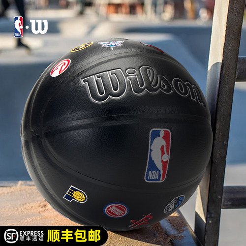威尔胜NBA全队徽刺绣logo篮球