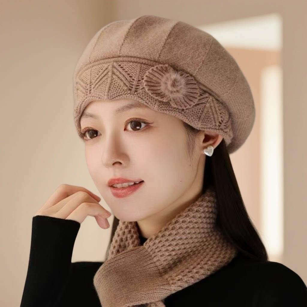 秋冬天中老年人时尚毛妈妈帽子加厚保暖毛线帽老太太针织贝雷帽,服饰配件/皮带/帽子/围巾,帽子,淘宝优惠券,粉丝福利购,淘宝优惠卷