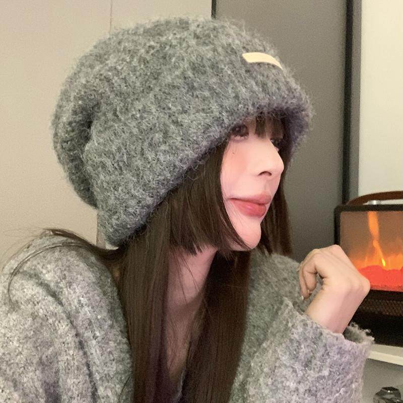 含羊毛秋冬毛线堆堆帽大头围百搭灰色冷帽保暖帽子情侣护耳针织帽,服饰配件/皮带/帽子/围巾,帽子,淘宝优惠券,粉丝福利购,淘宝优惠卷