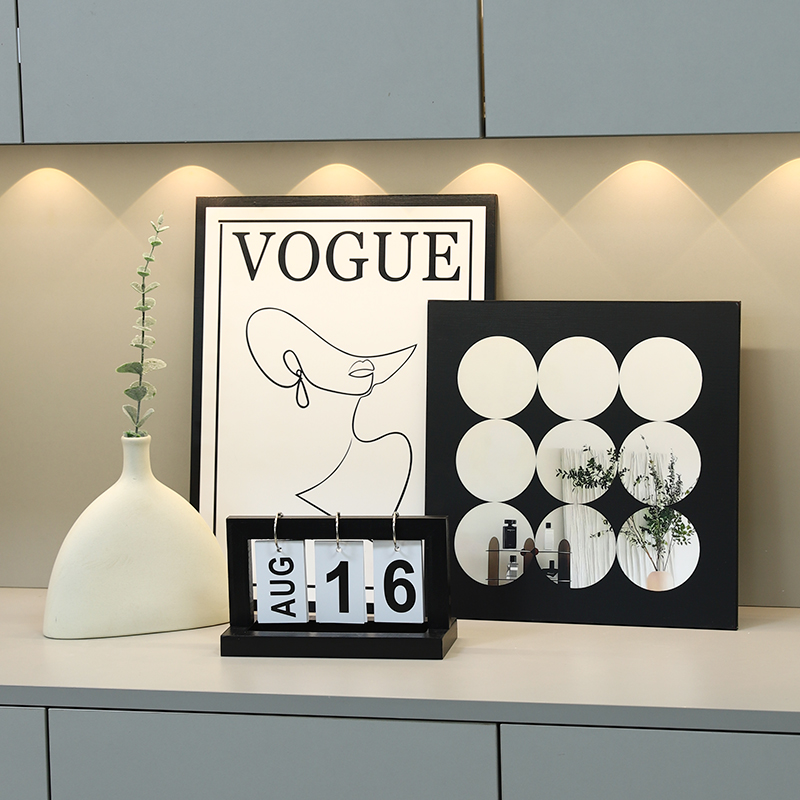 高级感电视柜玄关鞋柜桌面装饰画