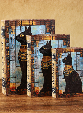 创意仿真书收纳摆件装饰品