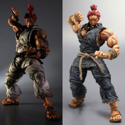 国产 Play Art PA改 超级街霸4 豪鬼 Gouki 异色版 可动 手办模型
