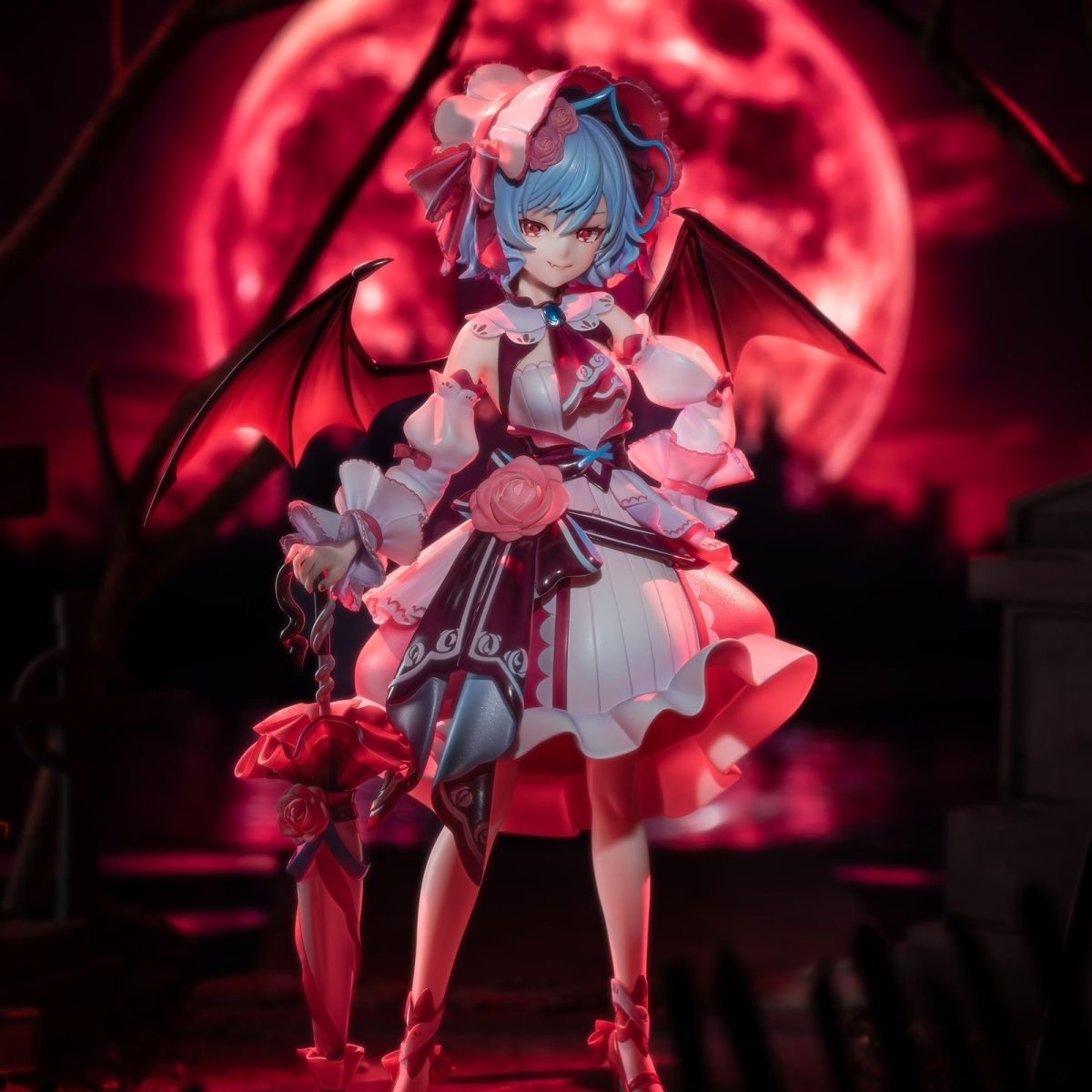 东方project蕾米莉亚斯卡雷特红魔传说手办模型摆件