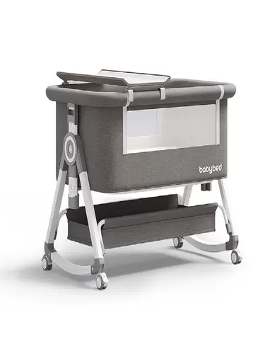 Кроватка, портативная складная универсальная колыбель для новорожденных для приставной кровати