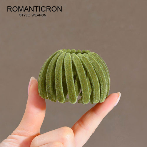 盘发器植绒日韩懒人神器发圈