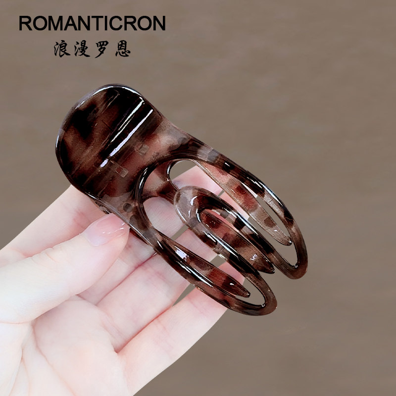 鸭嘴夹发夹后脑勺夹子头饰头发少适合的盘发三齿发卡法式豹纹抓夹,饰品/流行首饰/时尚饰品新,发饰,淘宝优惠券,粉丝福利购,淘宝优惠卷