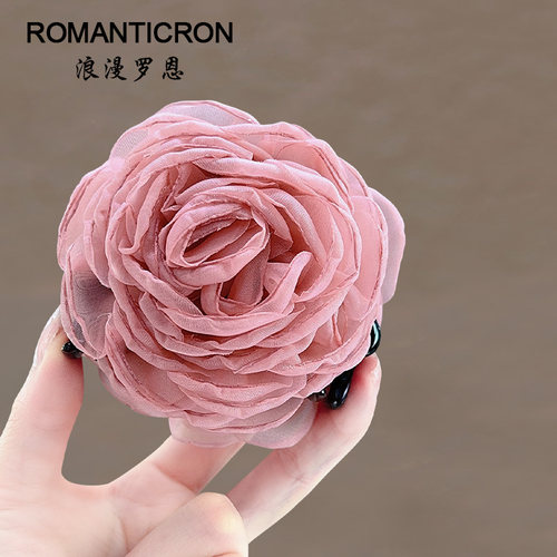 抓夹布艺原创高级感发抓