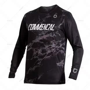 Commencal 迷彩越野摩托车服速干衣骑行服山地车自行车T恤定制