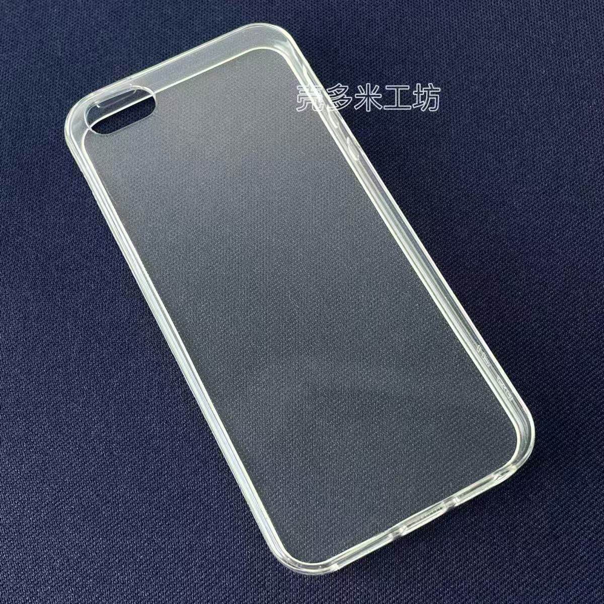 适用iPhone苹果5S手机壳硅胶软壳简约透明全包式防摔保护套圆边清水壳