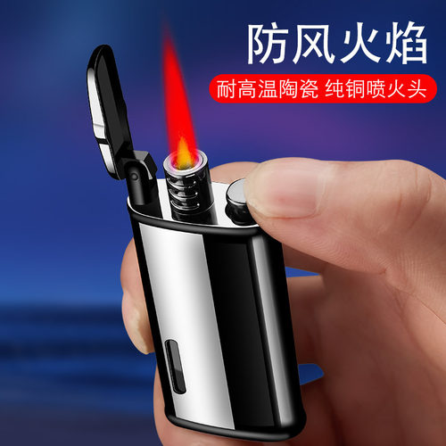 XF1101是一款经典时尚的防风打火机，拿在手里实物看起来非常大气