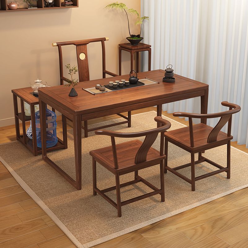 阳台实木茶桌椅组合新中式小户型家用客厅禅意干泡茶台办公室茶几
