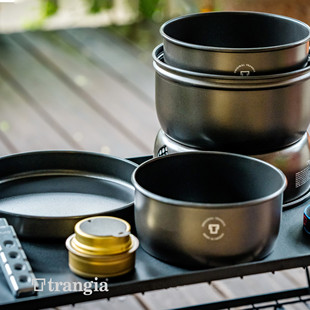 瑞典trangia 户外便携超轻铝野炊外露营套锅酒精燃气炉头风暴炉具